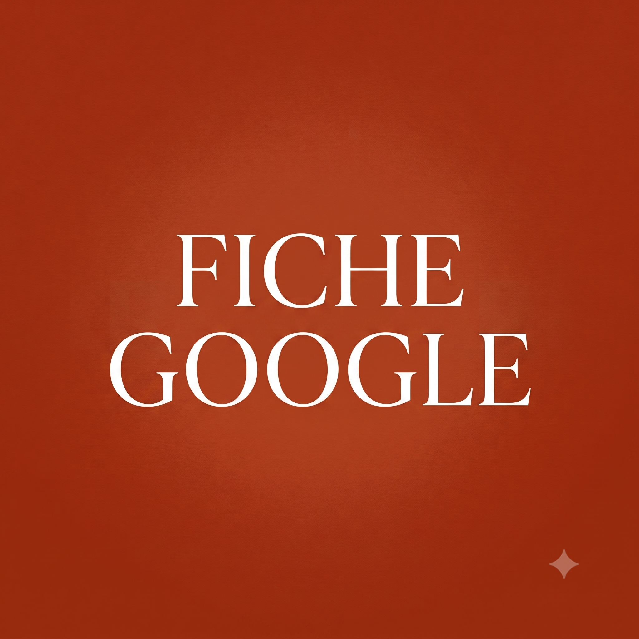 Fiche google optimisée